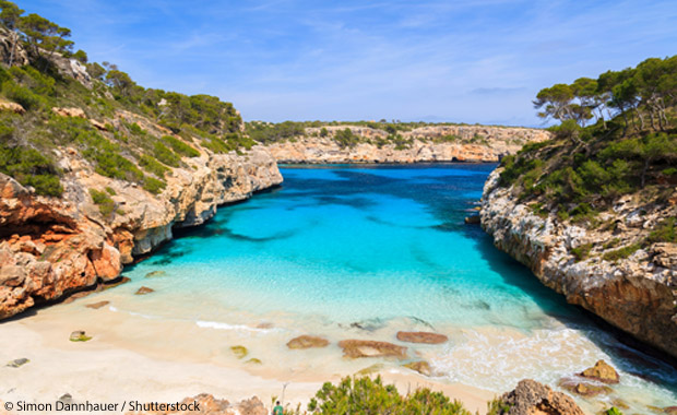 Die schönsten Strände der spanischen Welt: Caló del Moro, Mallorca, Spanien