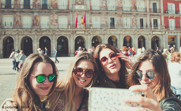 Frauen in Madrid