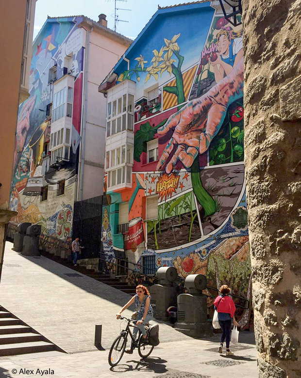 Wandbilder in Vitoria