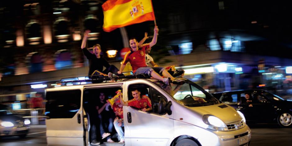 Nationalgefühl und Stolz auf ihr Land ist bei den Spaniern wenig ausgeprägt