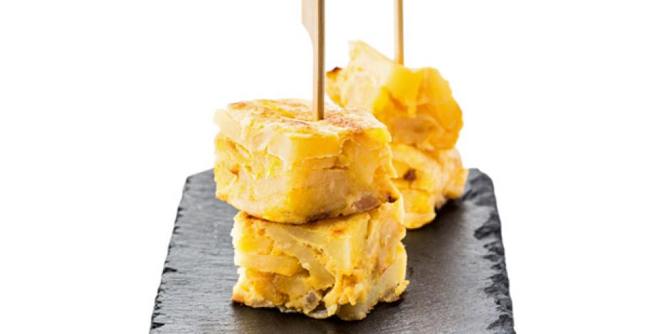 Spanisches Tapas: tortilla de patata