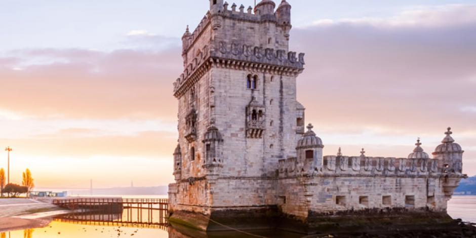 Der Torre de Belém im Stadtteil Belém (Portugal)