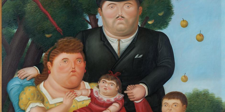 Eine Familie von Fernando Botero