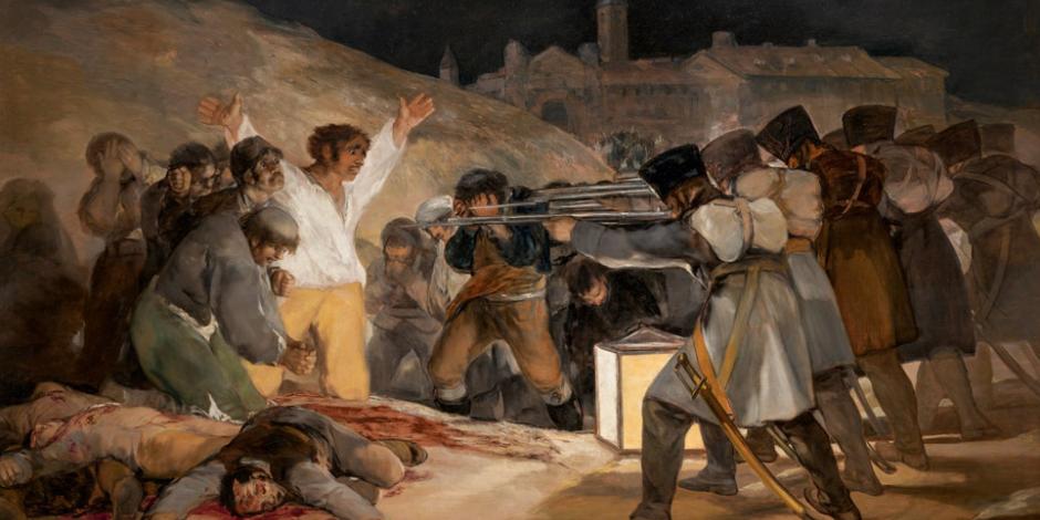 Die Erschießung der Aufständischen (El 3 de mayo en Madrid) von Goya
