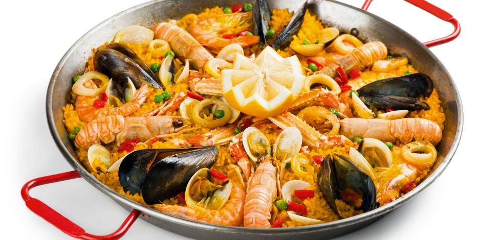 Paella mit Meerefrüchten