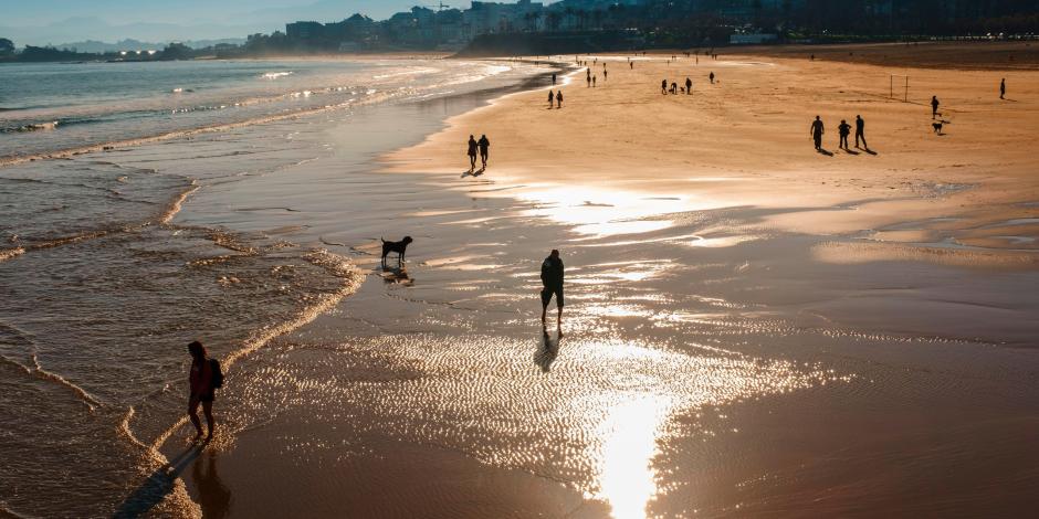 Strand El Sardinero, Santander (Cantabria)