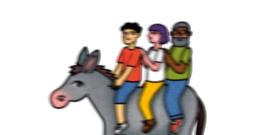 ESPECIAL EXPRESIONES. No ver tres en un burro
