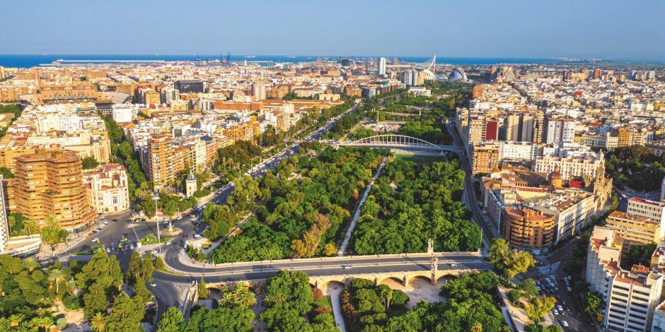 Jardín del Turia en Valencia