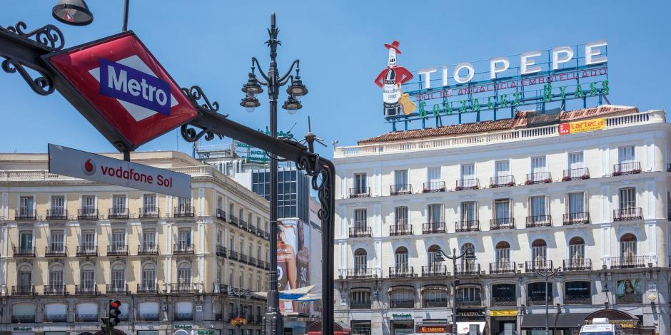 Vista de la Puerta del Sol