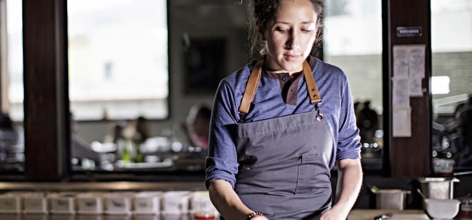 Starköchin Marsia Taha bringt die kulinarischen Traditionen ihrer bolivianischen Heimat in die gehobene Küche 