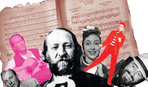 Collage: La Paloma. Pavarotti, Elvis Presley... Alle haben das berühmte Lied gesungen 