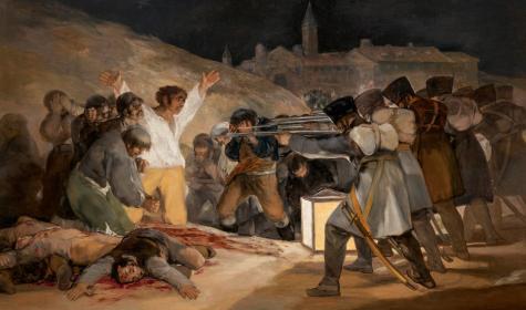 Die Erschießung der Aufständischen (El 3 de mayo en Madrid) von Goya