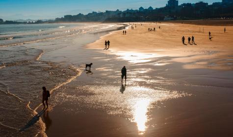 Strand El Sardinero, Santander (Cantabria)