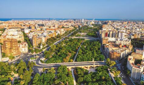 Jardín del Turia en Valencia